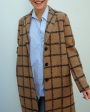 HW Overcoat in windowpane camel Online Sale