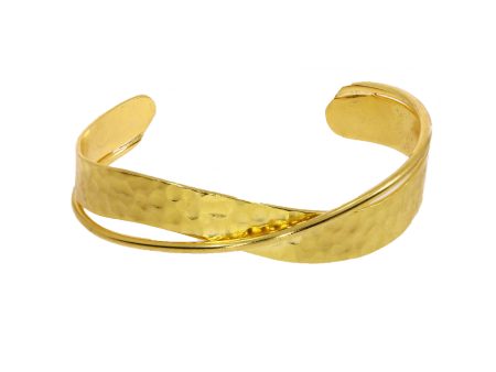 OTTOMAN Hammered gold double bangle Supply