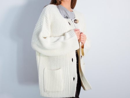 SLF Millie knit cardi in snow white Discount