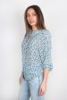 PPL Meena Shirt in Clementines 02 in Blue on Yellow Online Hot Sale