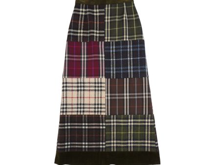 Burberry Plaid Midi Skirt - Women s 2 Supply