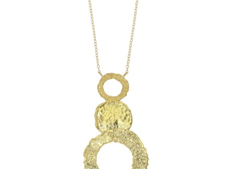 OTTOMAN DI14 Circles necklace in gold Sale