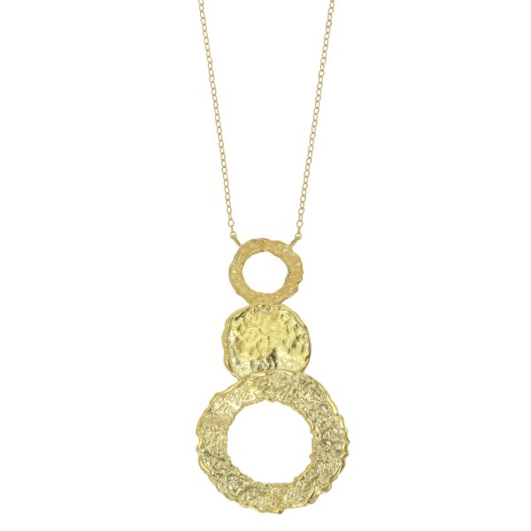 OTTOMAN DI14 Circles necklace in gold Sale