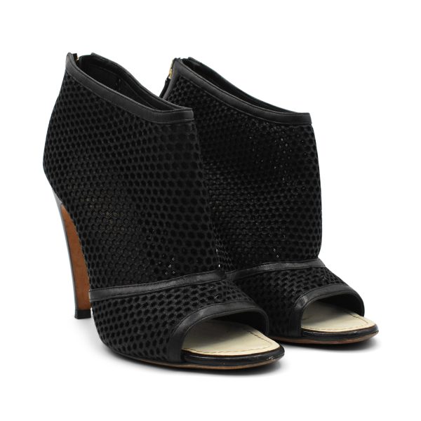 Chanel Peep-Toe Booties - Women s 37.5 Fashion