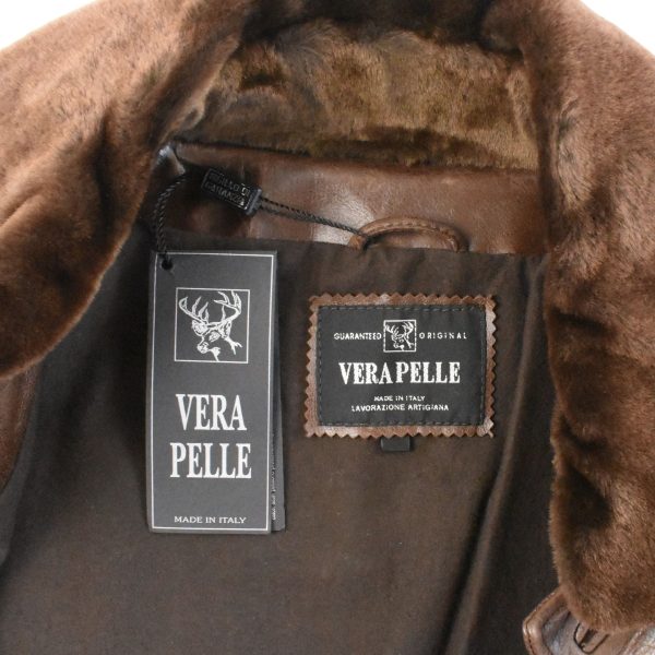 Vera Pelle Leather Jacket - Men s 54 Hot on Sale