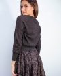 JU Lurex cardigan in black For Discount