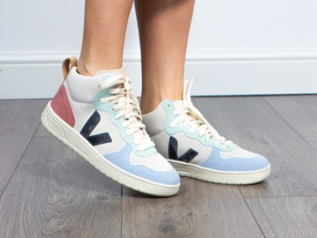 Veja V-15 multicoloured suede trainers Online Hot Sale