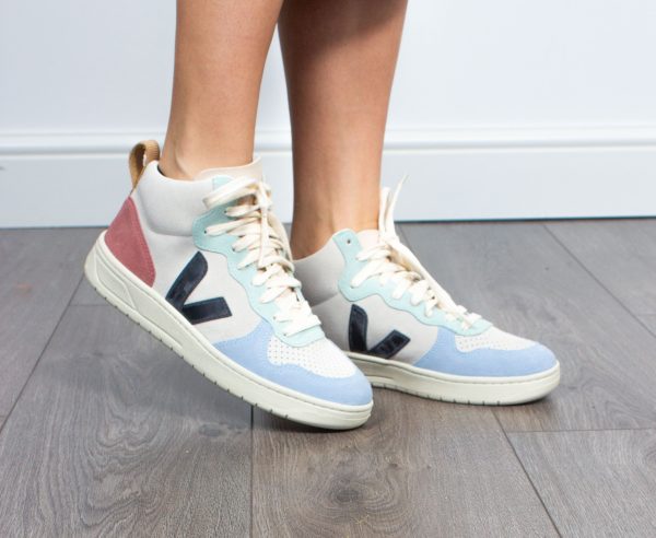 Veja V-15 multicoloured suede trainers Online Hot Sale