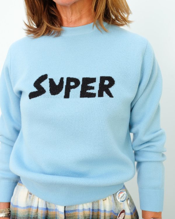 BF Super jumper in pale blue For Cheap