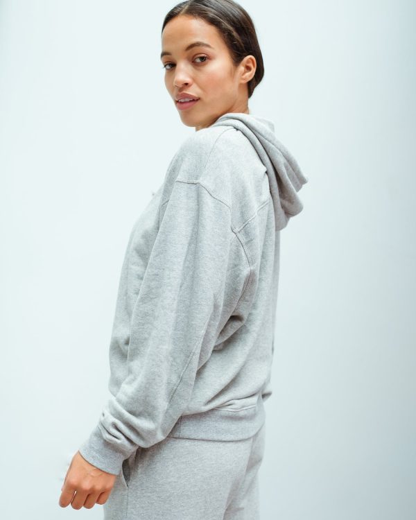 AV NEA03 hoodie in grey chine Online Sale