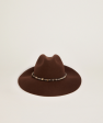 GG Fedora Hat in Chicory Coffee Online Hot Sale