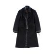 Dsquared2 Wool Leather Coat - Women s 42 on Sale