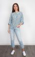 PPL Meena Shirt in Clementines 02 in Blue on Yellow Online Hot Sale