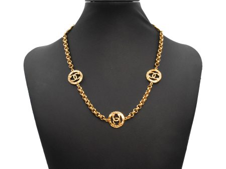 Chanel Medallion Chain Necklace Online now