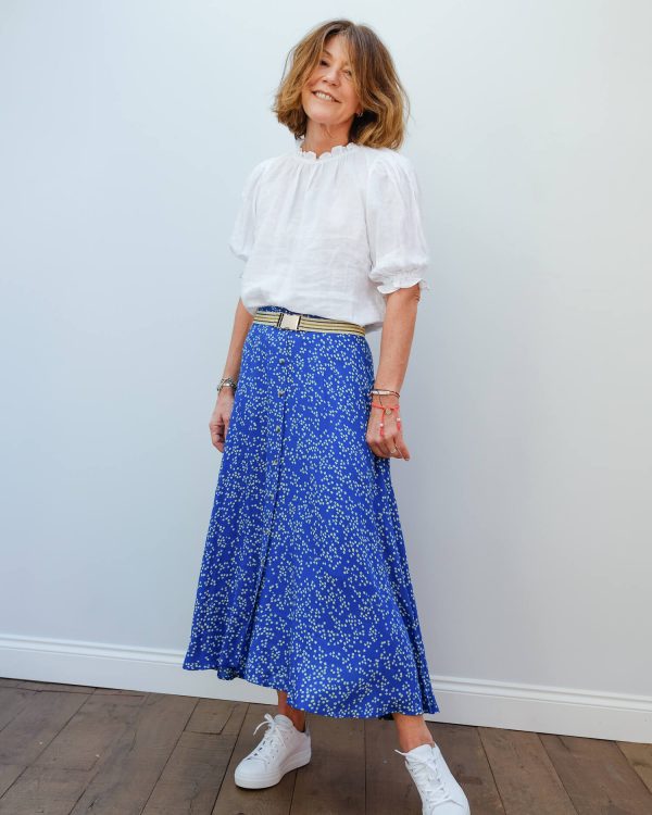 L&H Jacinthe skirt in daisy blue Online now