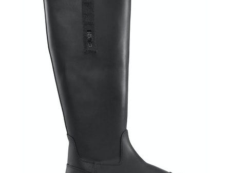 GANNI S1527 Recycled Rubber Country Boots in Black For Cheap