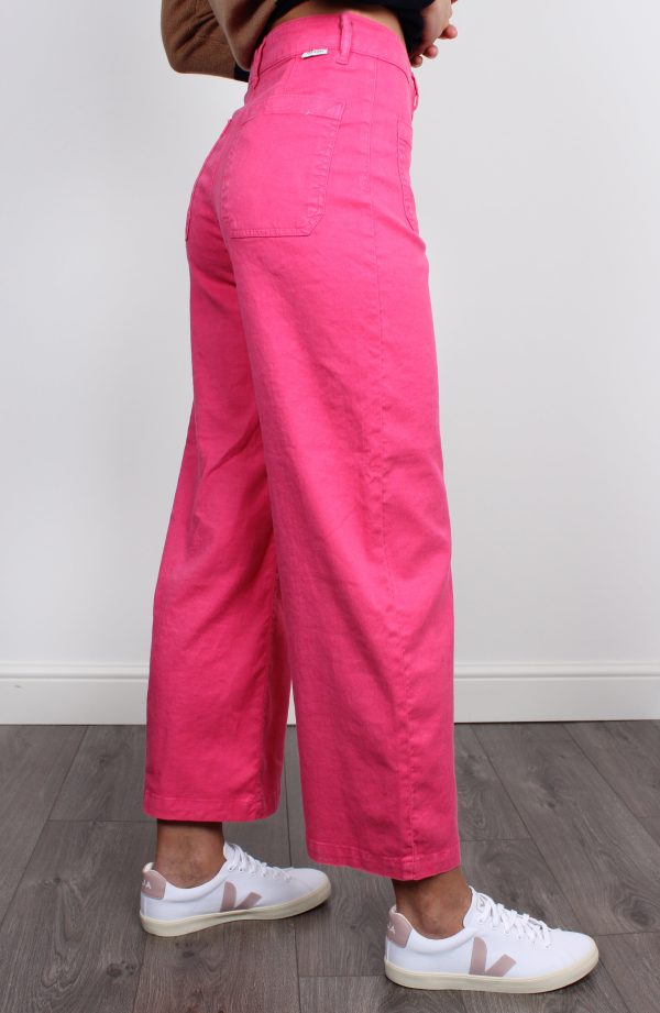 FIVE Lucia Cotton Trousers in Fushia Fashion