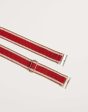 BR Shiba stripe belt in red Cheap