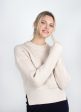 Joseph cotton-blend round-neck chai jumper Supply