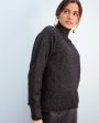 JU Lurex winter sweat in black Hot on Sale