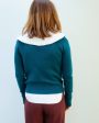 JOSEPH LS pure cashmere knit in petrol Hot on Sale