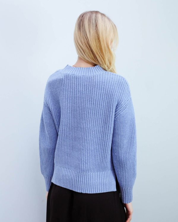 SLF Bailey Knit in blue melange Discount