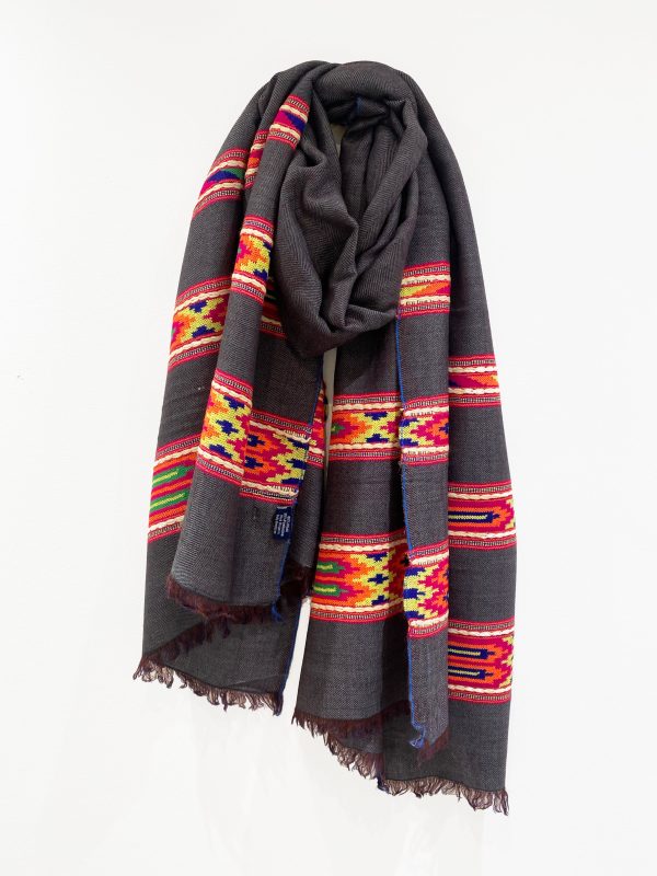 ANNA 650 Himalaya Scarf in Dark Grey on Sale