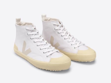 VEJA Nova Canvas in White, Butter Hot on Sale