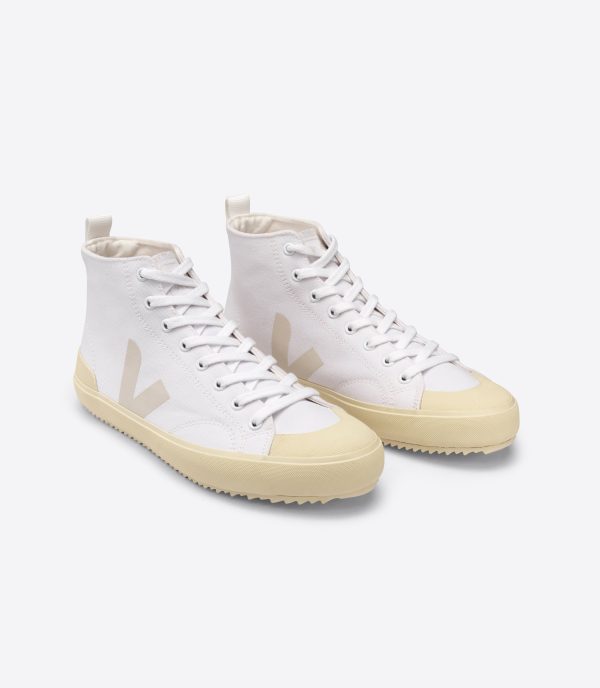 VEJA Nova Canvas in White, Butter Hot on Sale