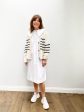 M Tupper Striped Knit in Nature on Sale