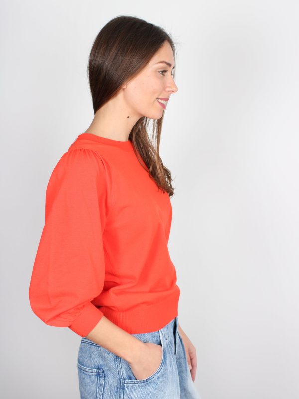 EA Blonk Sweater in Blood Orange For Discount