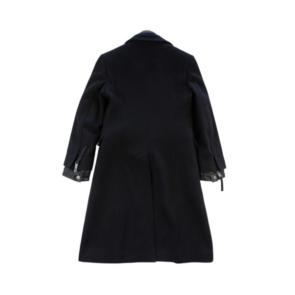 Dsquared2 Wool Leather Coat - Women s 42 on Sale