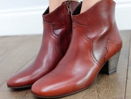 IM Dicker boots in cognac Online Hot Sale