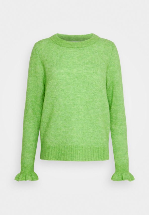 SLF Sia Frill Cuff Knit in Greenery Supply