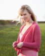 OS Daisy wrap cardigan in hot pink Supply