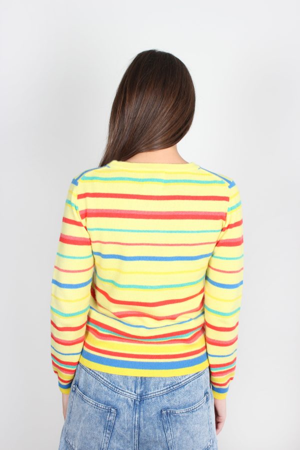 Jumper 1234 Mexican striped cashmere jumper Discount