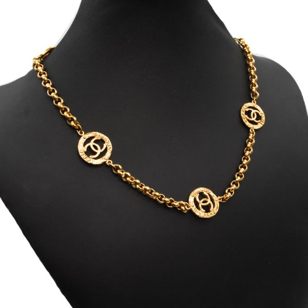 Chanel Medallion Chain Necklace Online now