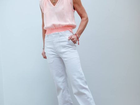 LOR Barria comfort denim in white Online Hot Sale