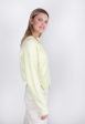 Joseph cotton-blend round-neck sulphur jumper Fashion