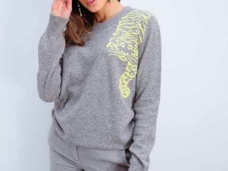 JU Creeping tiger crew in grey Online Hot Sale