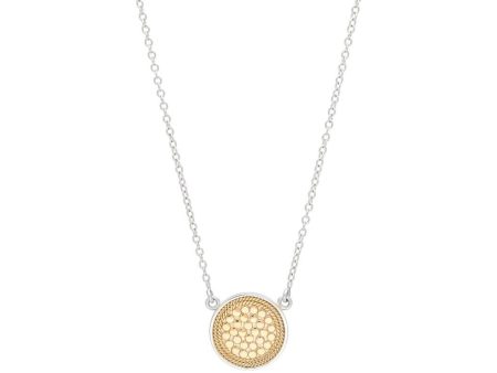 AB 0011N gold and silver small circle necklace Fashion