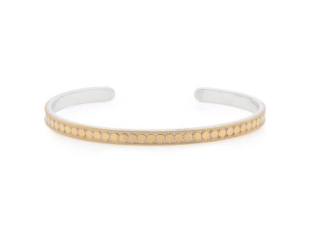 AB 0200C gold and silver slim bracelet For Cheap