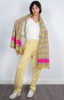 ANNA 603 Himalaya Check Print Scarf in Yellow Multi Online now