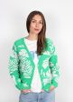 Jumper 1234 Hawaiian bright-green cashmere cardigan For Discount