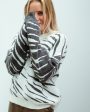 RAILS Lana knit in abstract tiger Online Sale