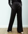 JOSEPH Tawn matt georgette trousers in black Online Hot Sale