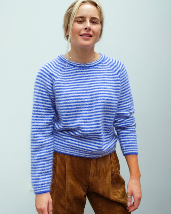 BR Datie stripe knit in blue Supply