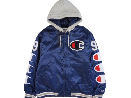 Supreme x Champion Hooded Varsity Jacket - Men s M Sale