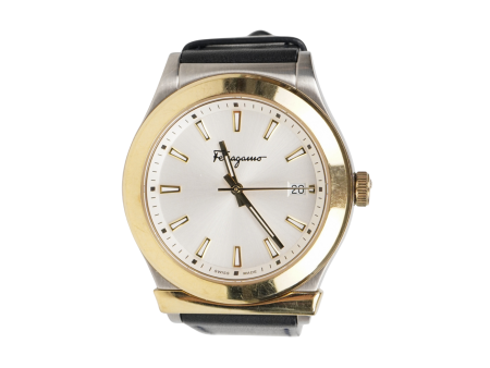 Salvatore Ferragamo Round Watch Hot on Sale