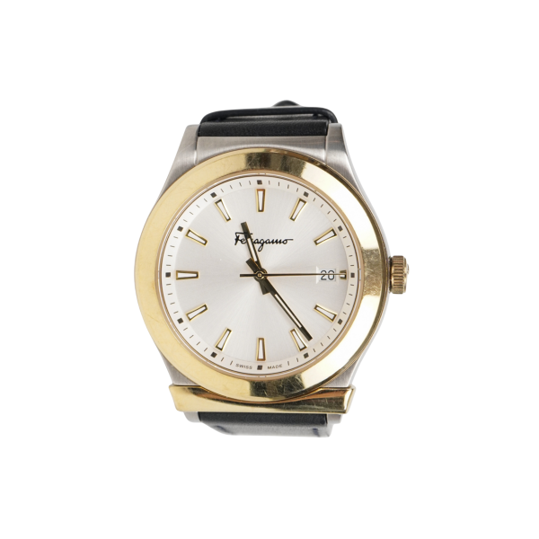 Salvatore Ferragamo Round Watch Hot on Sale